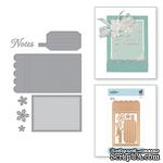 Ножи для вырубки от Spellbinders - Shapeabilities Adorned Notepad Etched Dies Vintage Treasures by Becca Feeken - ScrapUA.com