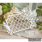 Чипборд ScrapBox - Ажурная решетка с цветами Hb-034 - ScrapUA.com