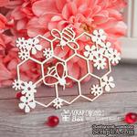 Чипборд ScrapBox - соты с цветами и пчелами Hf-092 - ScrapUA.com