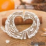 Чипборд ScrapBox - Срез дерева с сердцем Hh-119 - ScrapUA.com