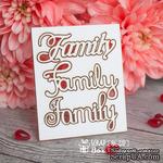 Чипборд ScrapBox - надпись Family Hi-231 - ScrapUA.com