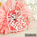 Чипборд ScrapBox - Надпись  Once upon a time в сердце Hi-372 - ScrapUA.com