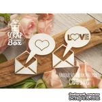 Чипборд ScrapBox - Конверт с сердечком - ScrapUA.com