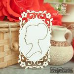 Чипборд Scrapbox - Силуэт в рамке стилистики Ар-нуво Hm-027 - ScrapUA.com