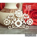 Чипборд ScrapBox - Силуэт в рамке стилистики Ар-нуво Hm-029 - ScrapUA.com