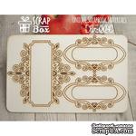 Чипборд ScrapBox - Набор Винтажные рамочки №2 - ScrapUA.com