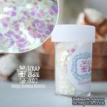 Мини вырубка ScrapBox - галографичная белая Qb-002 - ScrapUA.com