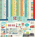 Набор бумаги от Echo Park &quot;Scoot&quot;, 30x30, 12 листов - ScrapUA.com