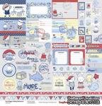 Бумага для скрапбукинга от Scrapberry&#039;s -Морские приключения - Карточки 1, 1 лист УК, 30,5х30,5 см, 190 гр/м, двусторонняя - ScrapUA.com