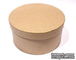 Заготовка коробки из папье-маше от Scrapberry&#039;s, Круглая, 12x6 cм - ScrapUA.com