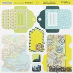 Лист двусторонней бумаги от Scrapmir - Конверты - Let&#039;s Travel, 20х20см - ScrapUA.com