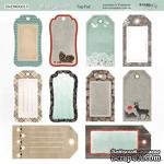 Лист двусторонней бумаги от Scrapmir - Tag-Pad - Nordic Spirits, 20х20см - ScrapUA.com
