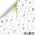 Лист двусторонней бумаги от Scrapmir - Котята из коллекции Pur Pur, 30x30 см - ScrapUA.com