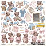 Лист односторонней бумаги для вырезания от Scrapmir - Элементы из коллекции School Days, 30x30 см - ScrapUA.com