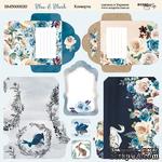 Лист двусторонней бумаги от Scrapmir - Конверты - Blue &amp; Blush, 20х20 см - ScrapUA.com