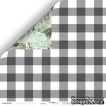 Лист двусторонней бумаги от Scrapmir - Клетка - Peaches &amp; Cream, 30x30см - ScrapUA.com