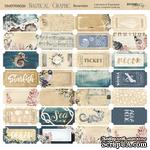 Лист двусторонней бумаги от Scrapmir - Билетики - Nautical Graphic, 20х20см - ScrapUA.com
