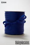 Лента ROYAL BLUE, цвет синий темный, ширина 9,5мм, длина 90 см - ScrapUA.com