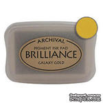Чорнило для штампингу Tsukineko - Brilliance Pearlescent Galaxy Gold, великі - ScrapUA.com