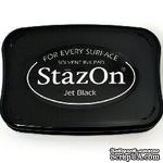 Перманентные чернила Tsukineko - StazOn Pads Jet Black - ScrapUA.com