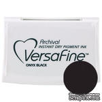 Пигментные быстросохнущие чернила Tsukineko - VersaFine Pads Onyx Black - ScrapUA.com