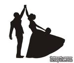 Акриловый штамп Wedding Stamp VE006a Молодожены, размер 3,3*3,3 см - ScrapUA.com