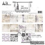 Набор бумаги от ABstudio - &quot;Be Gentle&quot;- paper set - 6x 12&#039;x12&quot; + bonus page - ScrapUA.com
