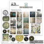 Набор бумаги от ABstudio - &quot;Behind closed doors&quot;- scrapbooking paper set 8x 30х30см + bonus - ScrapUA.com