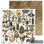 Лист скрапбумаги от ABstudio - elements &quot;Steampunk love&quot; 30х20см - ScrapUA.com