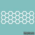 Чипборд от Вензелик - Фон 18 - Соты, размер: 80x30 мм - ScrapUA.com