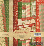 Набор односторонней бумаги от Scrapmir - Christmas Night, 20х20см, 12шт - ScrapUA.com