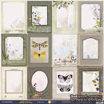 Лист односторонней бумаги 30x30 от Scrapmir Карточки из коллекции Herbarium Wild summer - ScrapUA.com