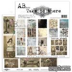Набор бумаги от ABstudio - &quot;Take me there&quot;- scrapbooking paper set 8x 30х30см + bonus - ScrapUA.com