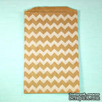 Конвертик White Chevron Middy Bitty Bags, размер 12,07х19,05 см, 1 шт. - ScrapUA.com